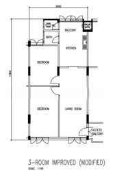 Blk 57 New Upper Changi Road (Bedok), HDB 3 Rooms #600309551